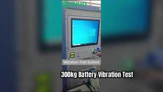 آلة اختبار الاهتزاز IEC 62660 - جهاز اختبار اهتزاز البطارية ذو قوة الجيب 300 كجم | 2-2500 هرتز