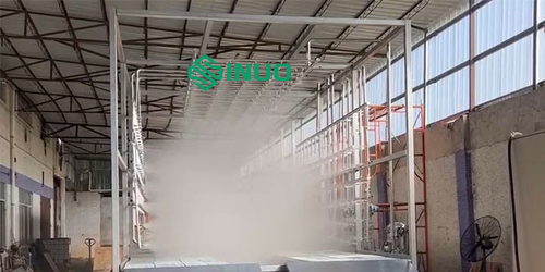 أخبار الشركة الأخيرة عن أكتوبر إنتاج ثقيل -- نظام اختبار المطر الرش والضباب الآلي لسيارات الركاب
