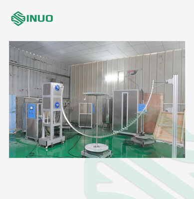 سعر جيد جهاز اختبار IPX3 IPX4 الآلي ضد الماء مع ثقب إبرة Φ0.4mm وتدفق المياه 0.07 L/min للامتثال IEC 60529 الانترنت