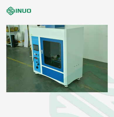 جهاز اختبار أسلاك التوهج مع التحكم PLC وشاشة تعمل باللمس مقاس 7 بوصات لمعدات اختبار القابلية للاشتعال بنطاق يتراوح من 500 درجة مئوية إلى 960 درجة مئوية متوافق مع IEC 60695 وUL746A