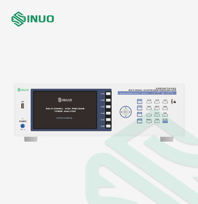معدات اختبار السلامة الكهربائية متعددة القنوات ، شاشة عرض LCD لمحلل الطاقة AC DC